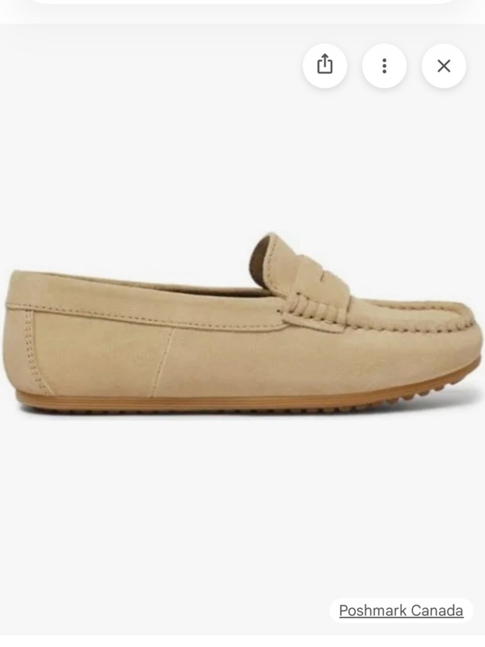 Zara Boys Tan Moccasin Loafers - very good condition